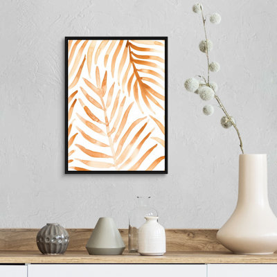 «Rattan Leaves II», art mural sur toile