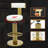Fabrizio Swivel Upholstered Adjustable Height Counter Stool-670018491