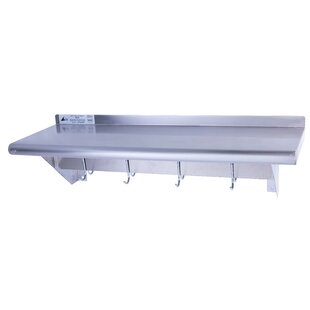 Wall Mounted Stainless Steel Shelves - Lakeside Industrial