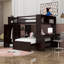 Lit mezzanine double au-dessus de simple avec tiroirs Eleonora Kids-421664607