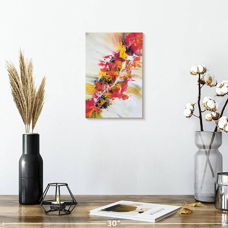 Avery Cryptic Abstract, 12" H x 8" W