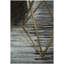 Tapis gris et argent en cuir véritable Modern-304338987