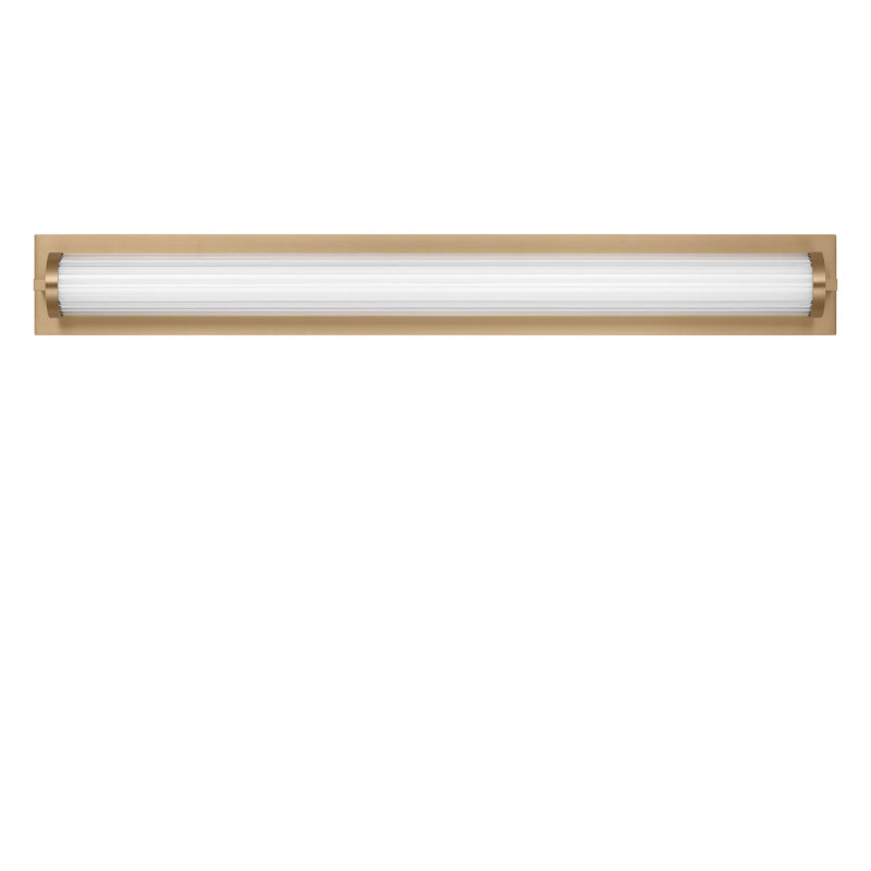 Meuble-lavabo Weston à DEL, H 4,25 po x l 34 po x P 3,87 po, Laiton satiné
