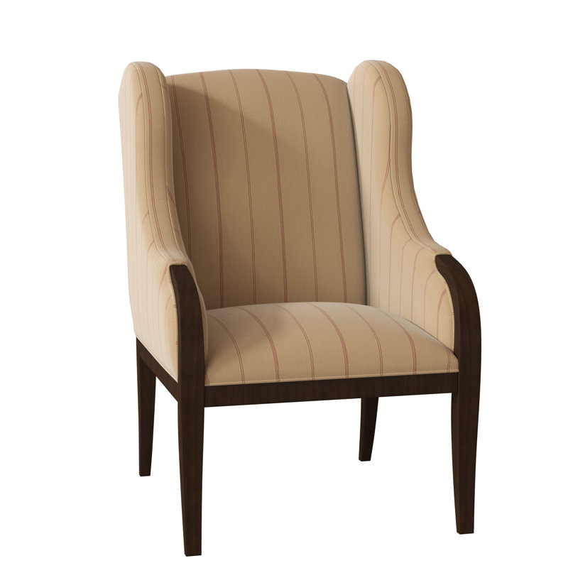 Fauteuil à oreilles Hawthorne, Leah Desert Rose, Café