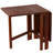 Kinner Rectangular Teak Outdoor Folding Dining Table