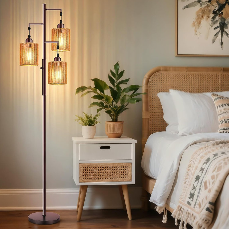 Lampe sur pied 72 po Boho
