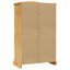 Lonepine 2 Door Solid Wood Wardrobe