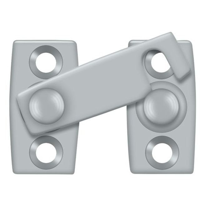 Deltana SB3058U26D Shutter Bar/Door Latch 5/8"; Satin Chrome Finish, Brushed Chrome