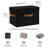 2-Pack Large Fabric Storage Bins with Lids & Handles, Stackable Decorative Closet Organizer Storage Boxes for Home Shelf Organization-129676920