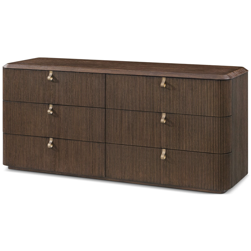 Vienna 6-Drawer Dresser, Brown