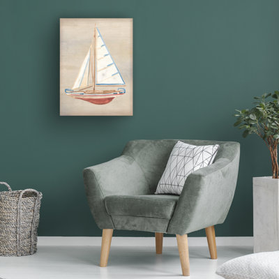 «Driftwood, voilier IV» sur un cadre