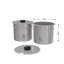 8 pintes Chauffe-plat électrique à deux casseroles avec robinet, CFW-4T