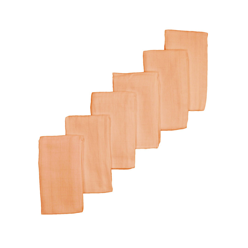 Cotton Baby Blanket, Orange