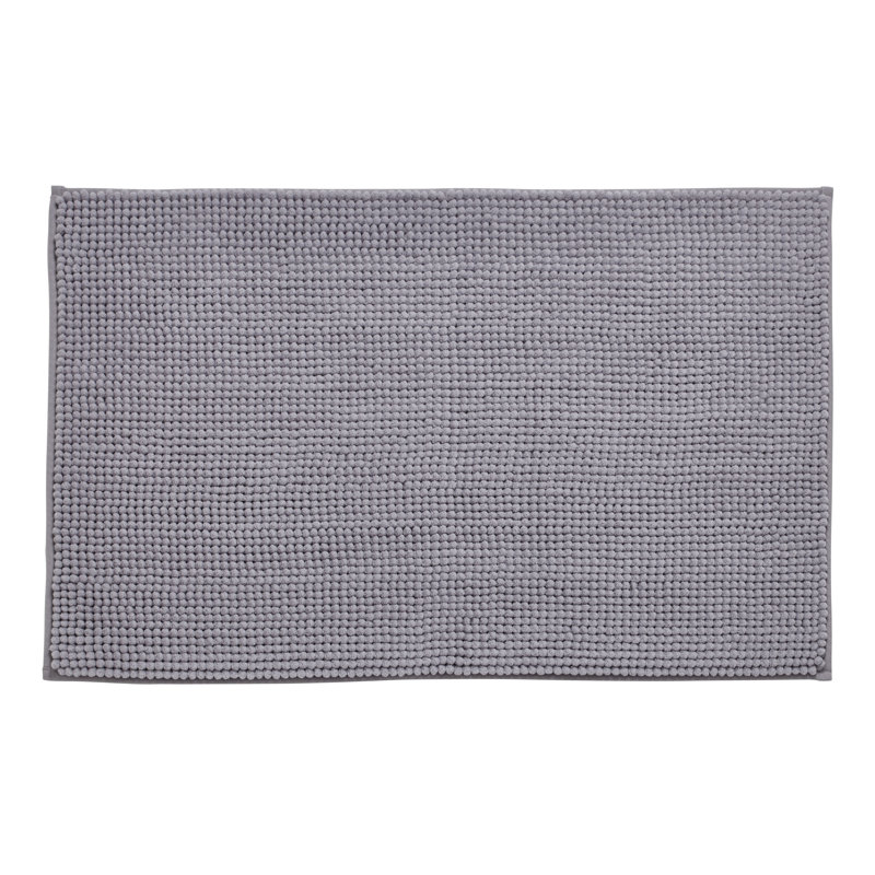 Bobble Bath Mat, Silver