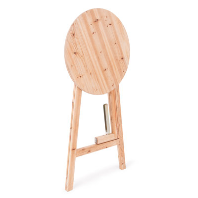 Arrey Round Solid Wood Base Dining Table