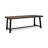 Outdoor Acacia Wood Dining Table,Grey/Rustic Metal-368911063