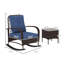 Ensemble bistro, ensemble de mobilier de balcon, ensemble de mobilier de patio en osier 3 pièces