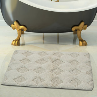 Cotton Blend Bath Rug