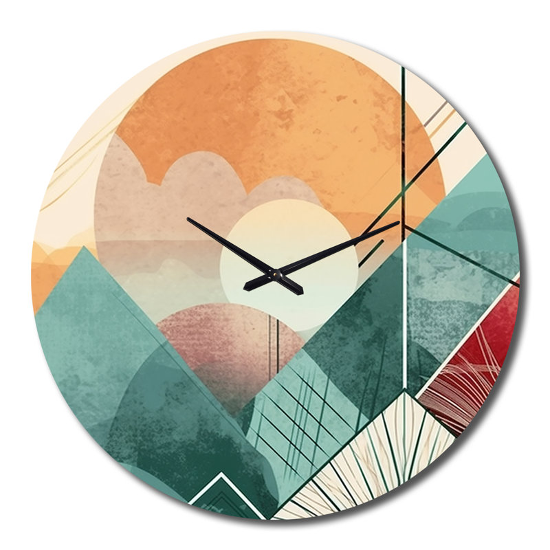 Horloge murale en métal, Grand