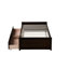 , Lit simple, tiroirs, bois d'hévéa, principe de conception minimaliste, solution de tiroir peu encombrante, structure de soutien solide, approche moderne 2, tiroirs avec roulettes, solutions de rangement pour la chambre à coucher-55804008