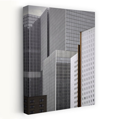 Art mural contemporain de la ville, architecture abstraite, tour