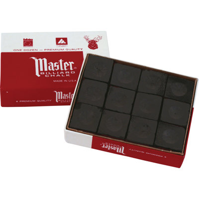 Tweeten CHM12 Master Billiard Chalk Box of 12pcs - Black