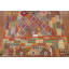 Tapis oriental coloré Kilim 8 x 11