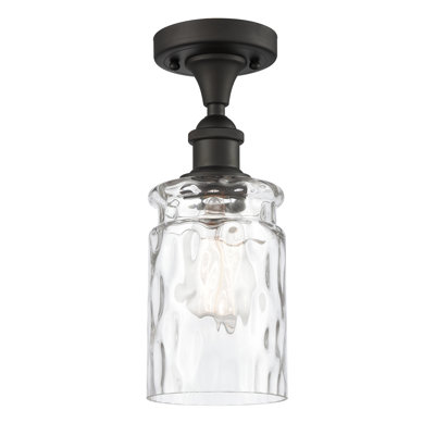 Plafonnier semi-encastré 1 lumière 4,75 po Binkley