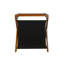 Table de bout à tréteaux en bois massif Aadrith-702382791