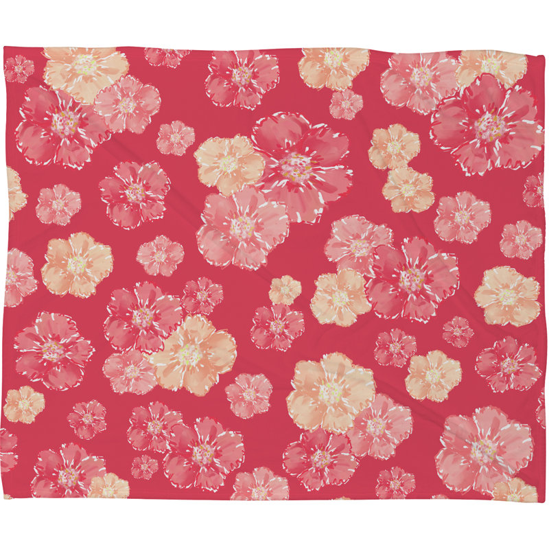 Jeté en polaires de fleurs sur le corail, Petit
