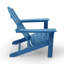 Ensemble de chaises et de chaises Adirondack d'extérieur en PEHD LuXeo Marina, 3 pièces-735093976