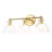 Albern 3-Light Brushed Gold Glass Vanity Wall Sconce for Bathroom