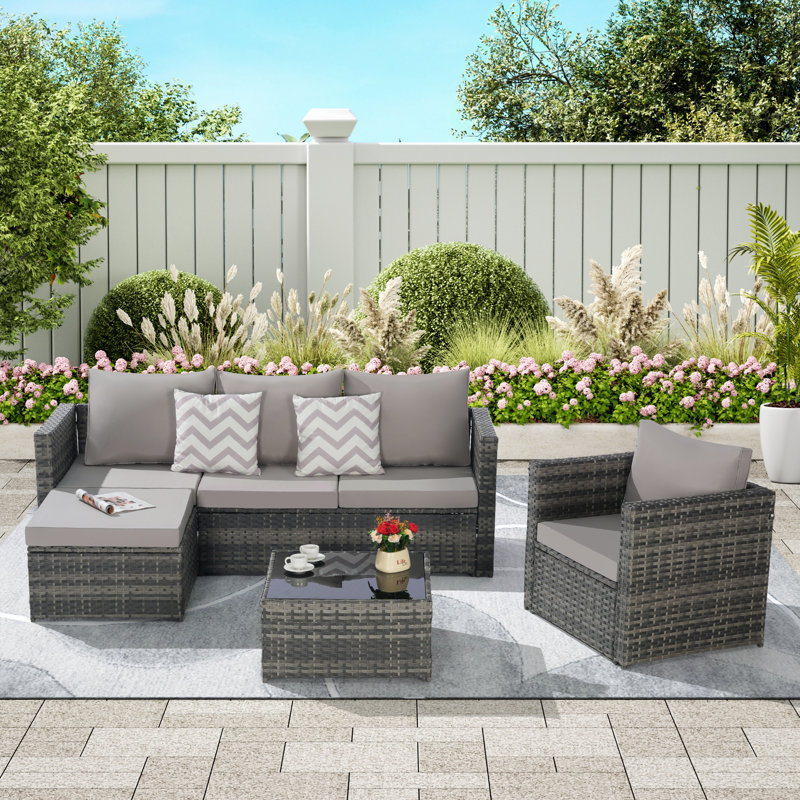 Ensembles repas pour patio, Gris clair