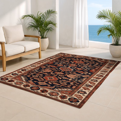 Tapis turc intérieur et extérieur brun