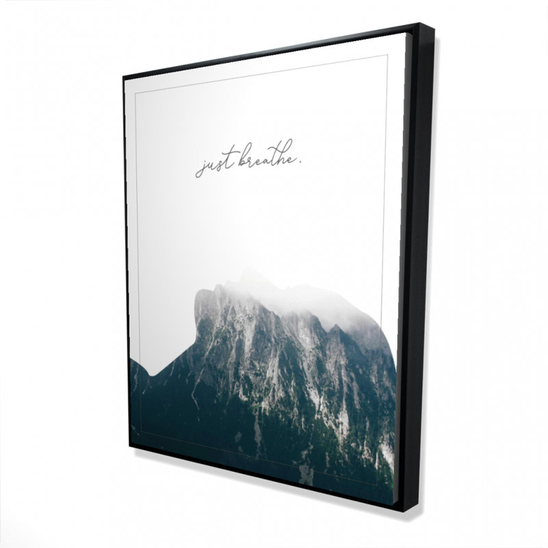 Just Breathe Print On Canvas