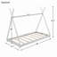 Lit plateforme House avec structure triangulaire-992583894