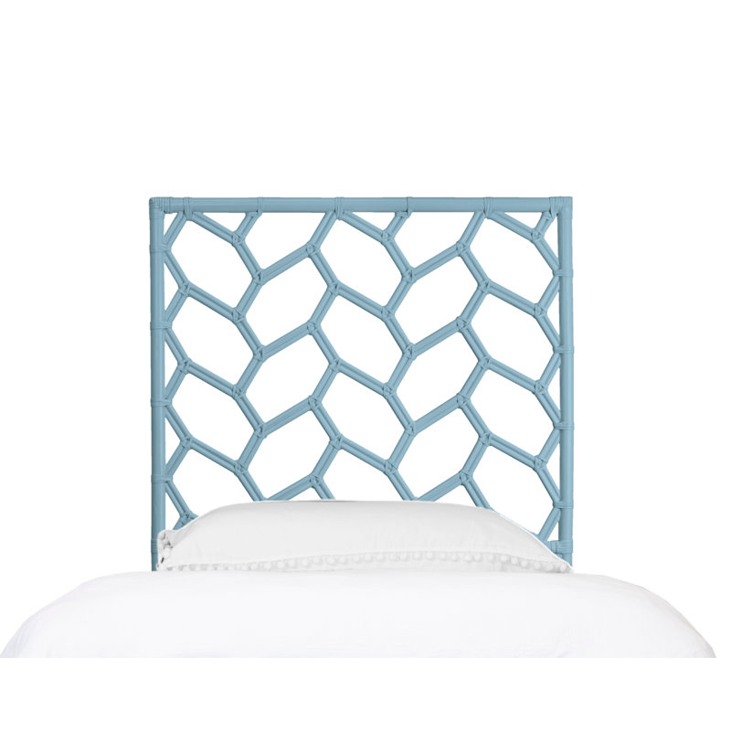 Tête de lit Silas, Simple extra long, Bleu piscine