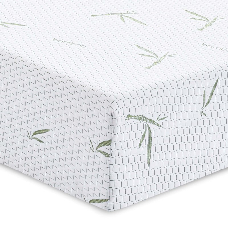 10-Inch Dual Layer Memory Foam Mattress with Rayon From Bamboo Infused Cover, King