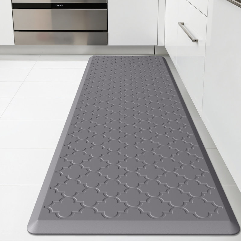 Dawnyelle Anti-fatigue Mat Non-Slip Kitchen Mat, Gray, Runner 17.3" x 59"