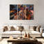 «Jazz Band Musisans», reproduction d'art sur toile-330044131