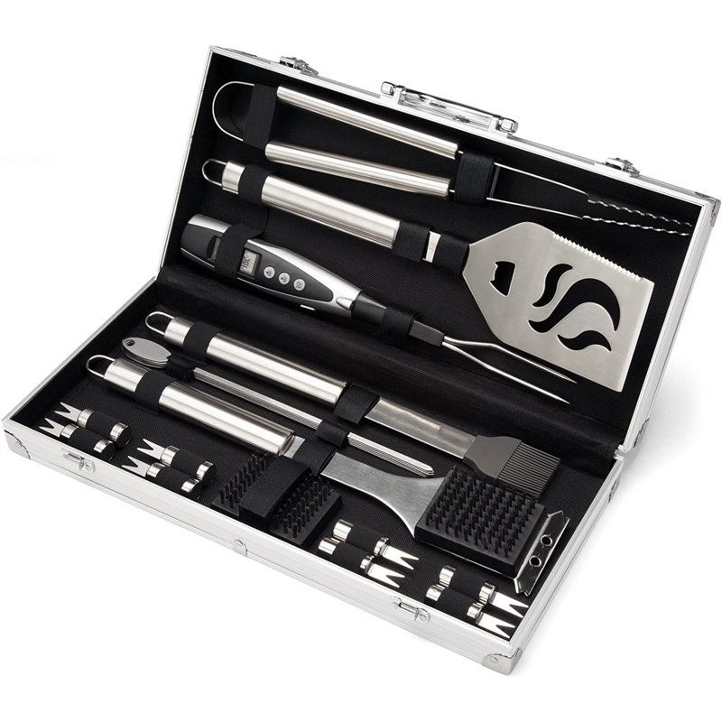 Cuisinart 20 Piece Deluxe Stainless Steel Grill Tool Set