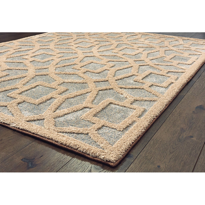 Tapis de surface en mousse de mer Alhambra, Rectangle 1 pi 10 po x 3 pi
