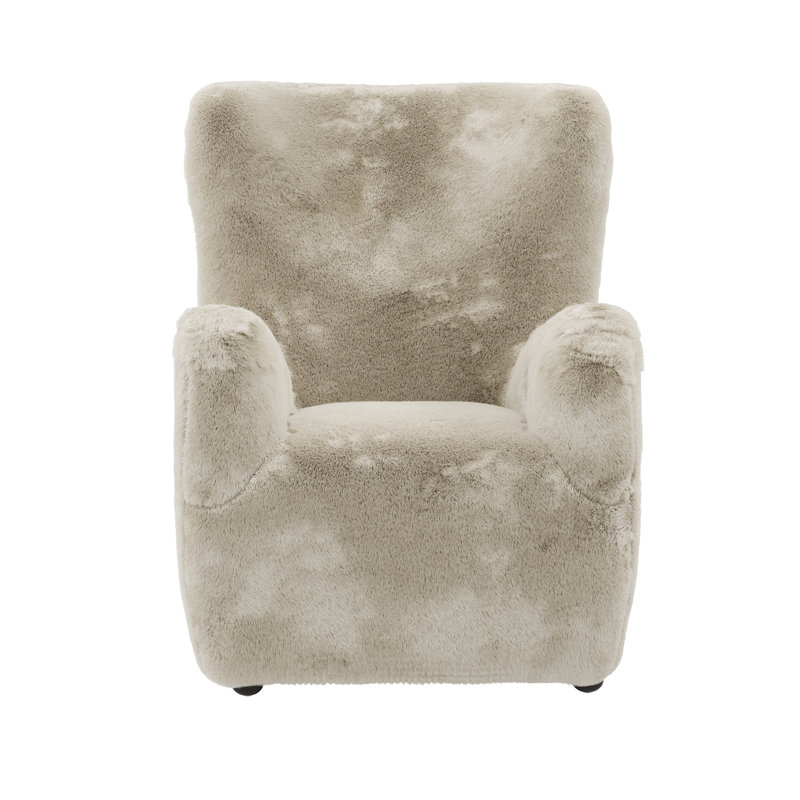 Azariya Fur Chair, Coyote