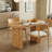 55.12"–78.26" Extendable Dining Table With Removable Leaves, Modern Mid-Century Expandable Kitchen & Dining Table-1900506875