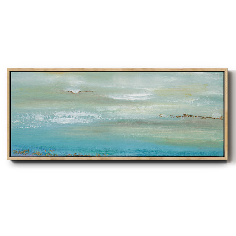 Horizon lointain - Toile avec cadre, H 20 po x l 50 po
