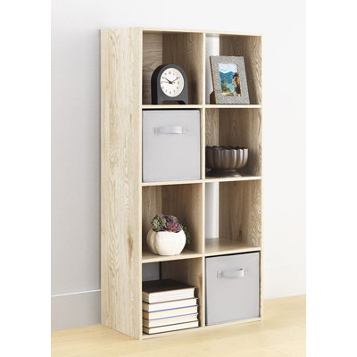 8-SECTION CUBE ORGANIZER-WHITE OAK