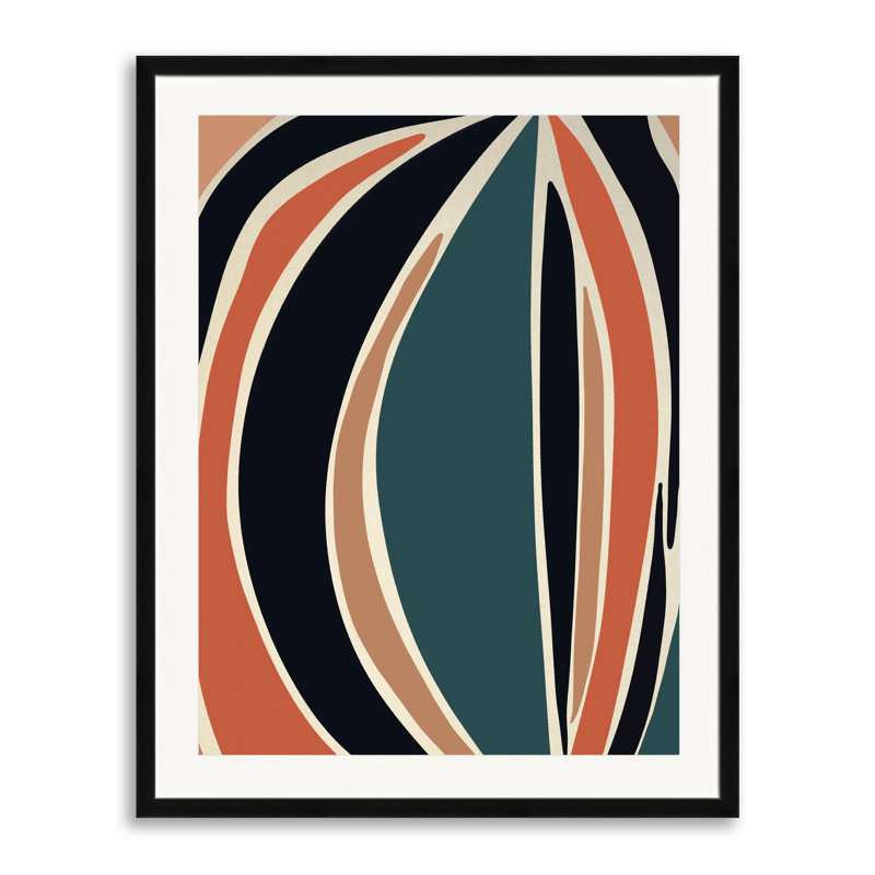 «Wildly» par Alicia Bock - impression, H 31,2 po x l 25,2 po, Papier avec cadre noir