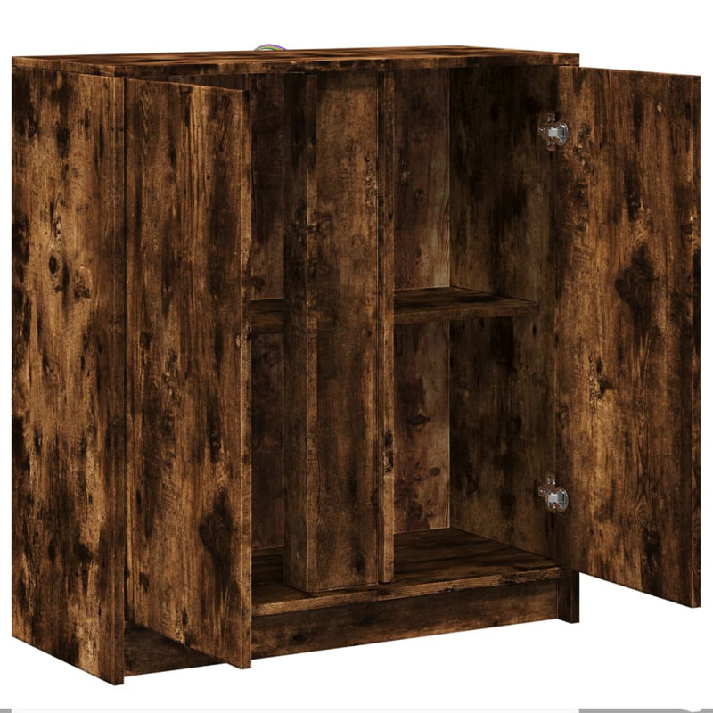 Sherille Accent Cabinet, Smoked Oak