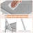 4 Pack Padded Folding Chairs, PU Leather Upholstered Foldable Chairs Set, Soft Cushioned Chairs With Metal Frame, Portable High Back Chairs For Office, Party, Dining Room-20987493