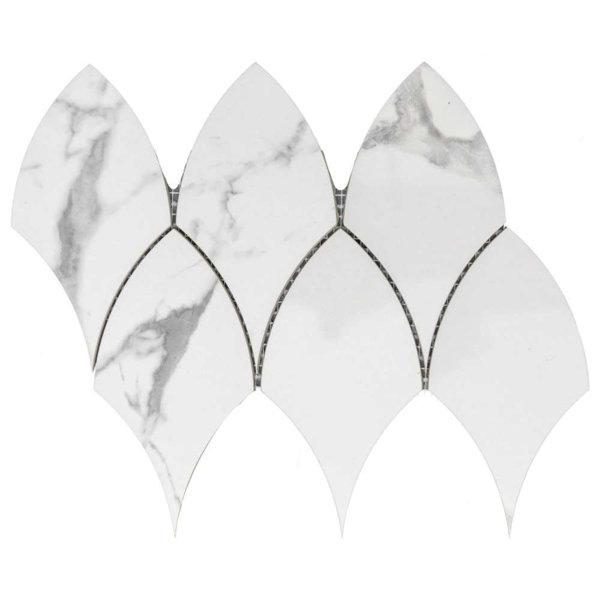 Stately Duchess 8" x 12" Porcelain Mosaic Wall & Floor Tile